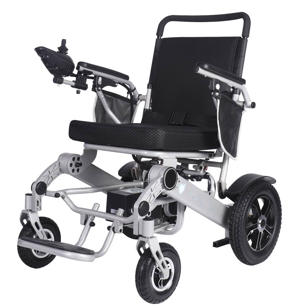 Silla de Ruedas Eléctrica Plegable de Aluminio 28 kg vista 1